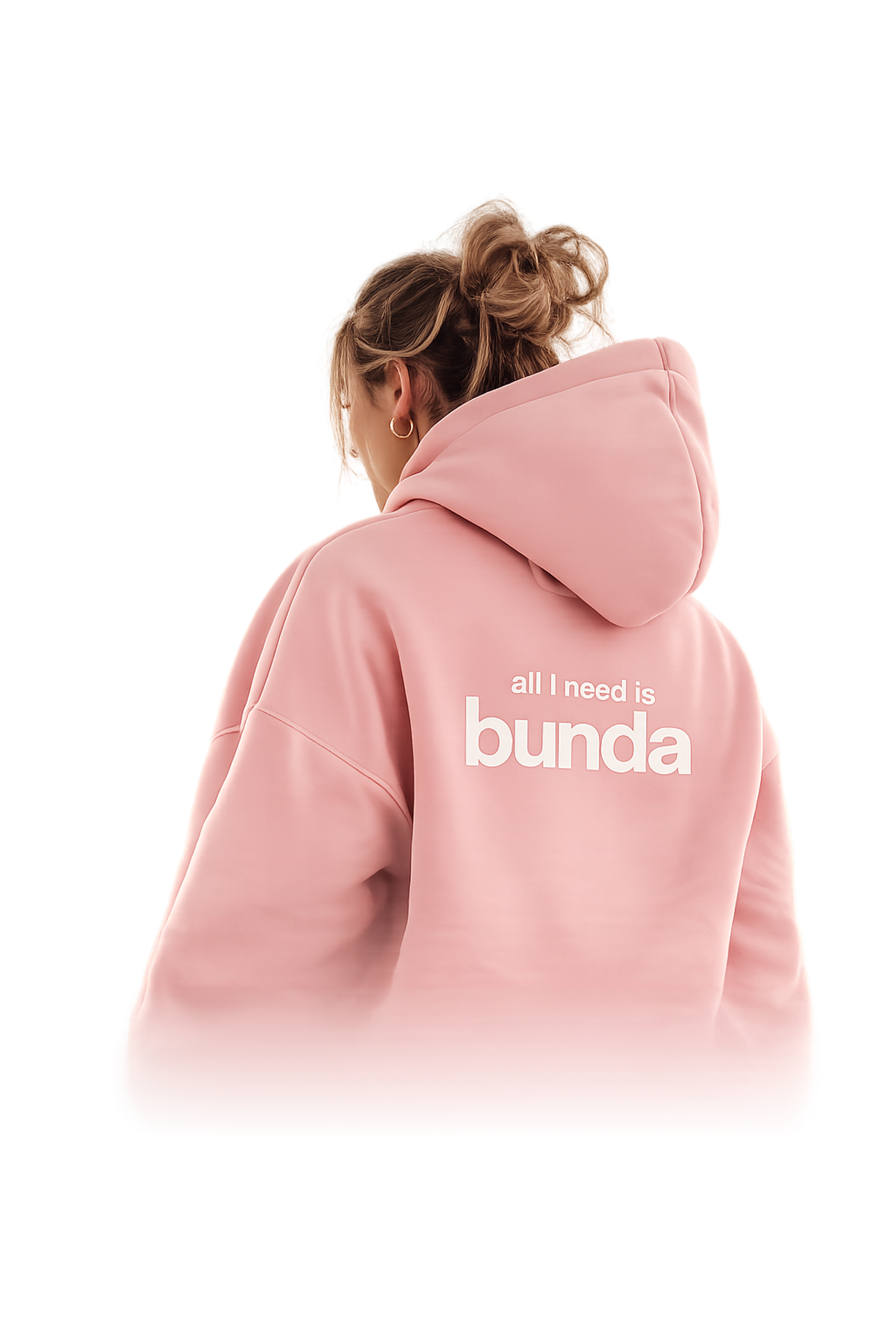 BUNDA hoodie — back view
